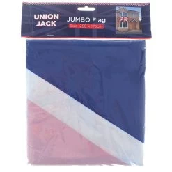 Jumbo Union Jack Flag Royal GB National 288cm (9'6") Long -Halloween Store BEAOUT219337 2 opt