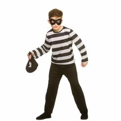 Sneaky Robber Childs Fancy Dress Costume Halloween Thief