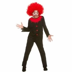 Freaky Clown Shirt Childs Fancy Dress Halloween Party Scary