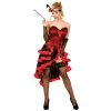 Womens Wild West Showgirl Fancy Dress Halloween Costume