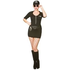 Womens Frisky Body Inspector Police Halloween Costume