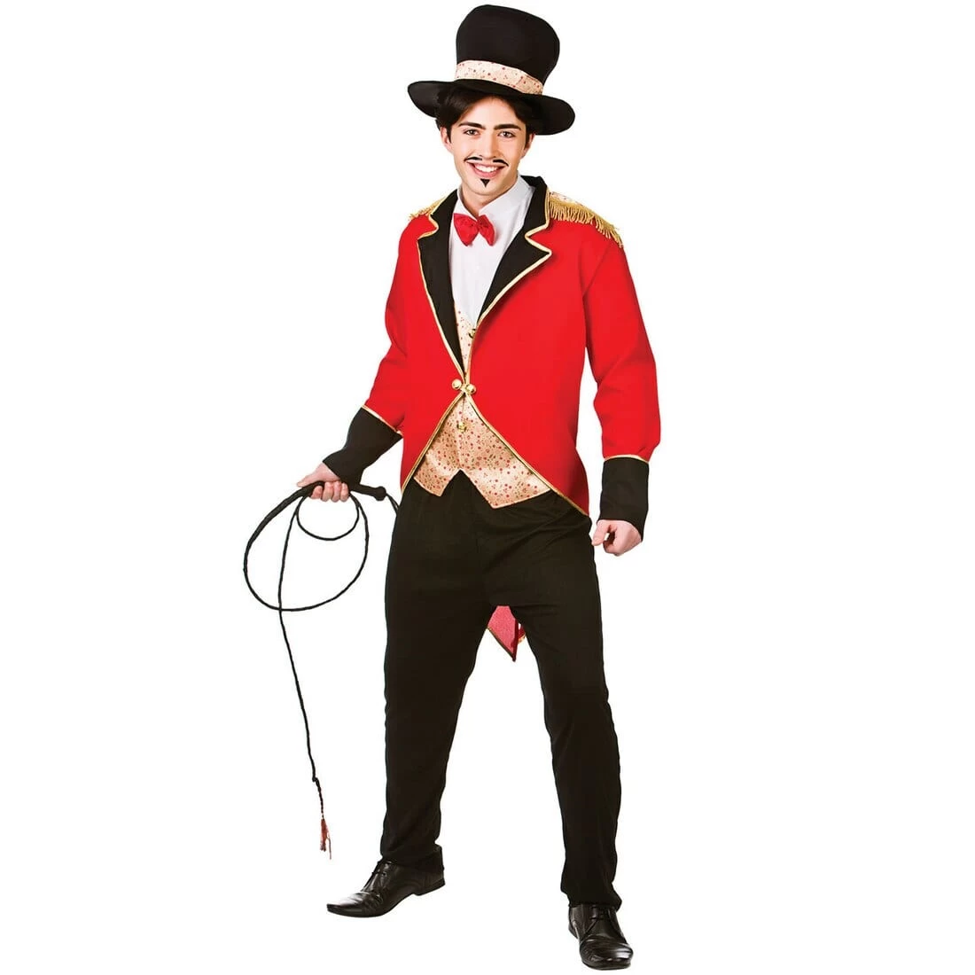 Mens Circus Ringmaster Fancy Dress Party Halloween Costume 1 Mens Circus Ringmaster Fancy Dress Party Halloween Costume