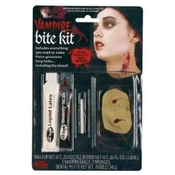 Latex Vampire Bite Special FX Halloween Horror Makeup Kit