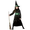Girls Halloween Wicked Witch Costume Scary Fancy Dress