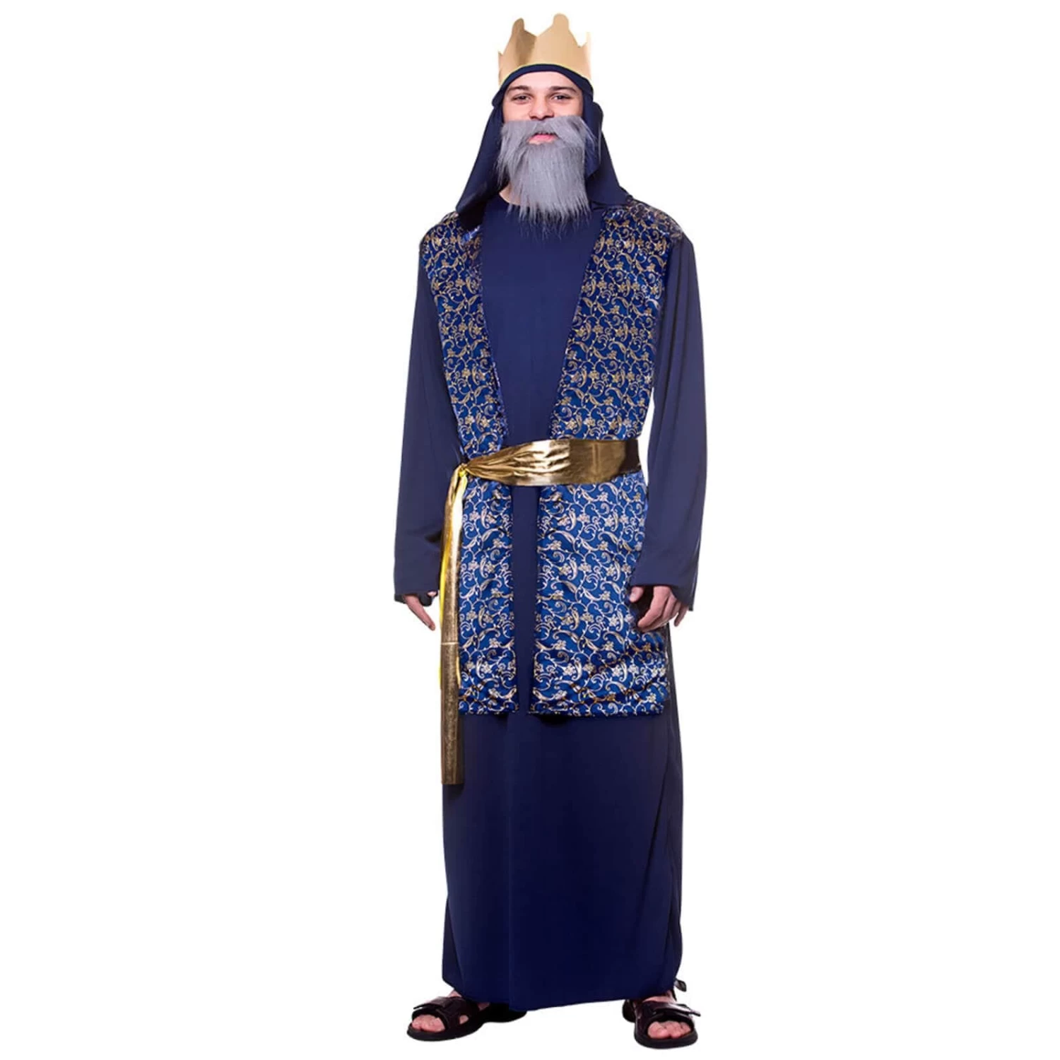Adults Wise Man Costume Christmas Nativity Fancy Dress 1 Adults Wise Man Costume Christmas Nativity Fancy Dress