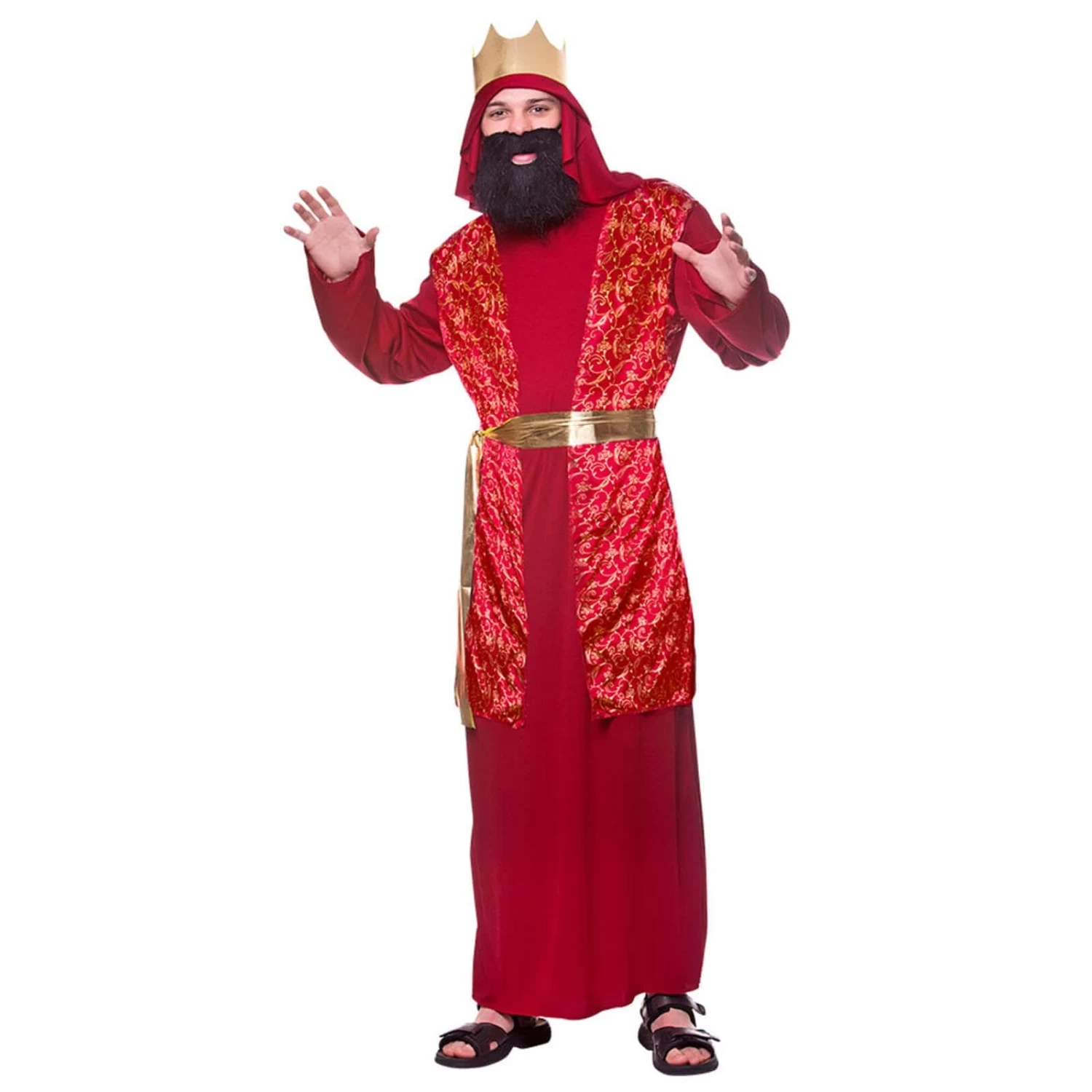 Adults Wise Man Costume Christmas Nativity Fancy Dress 2 Adults Wise Man Costume Christmas Nativity Fancy Dress - Image 2