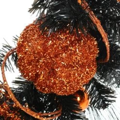 24" Orange Witch Halloween Wreath Sparkly Hanging Decoration 10 24" Orange Witch Halloween Wreath Sparkly Hanging Decoration -Halloween Store XS5954 1600 5 91787.1533736149.1100.1100