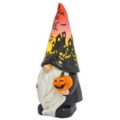Light Up Halloween Gnome With Pumpkin Figure Decoration 20cm 9 Light Up Halloween Gnome With Pumpkin Figure Decoration 20cm -Halloween Store XS7411 4 opt