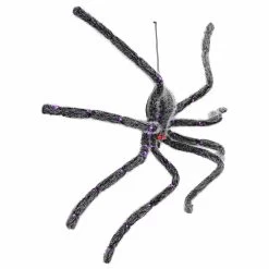 5ft LED Giant Spider Outdoor Halloween Prop Purple Red Lights -Halloween Store XS7417 2 opt