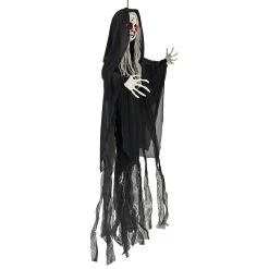 Hanging Scary Girl Light Up Eyes Sounds Halloween Decoration 1m -Halloween Store XS7438 3 opt