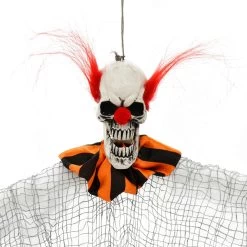 Set Of 3 Scary Clowns Skull Heads Halloween Decoration 58cm -Halloween Store XS7445 2 opt