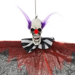 Set Of 3 Scary Clowns Skull Heads Halloween Decoration 58cm -Halloween Store XS7445 2b opt