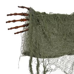 6ft Scary Hanging Pumpkin Green LED Eyes Sounds Decoration Prop -Halloween Store XS7461 3 opt