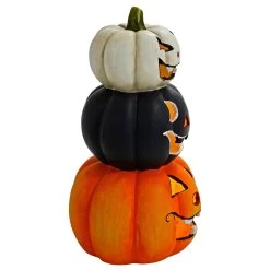 LED Pumpkin Lantern Stack Trio Halloween Decoration 60cm -Halloween Store XS7495 2 opt