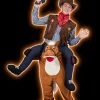 Wicked FANCY DRESS COSTUME COMEDY CARRY ME PARTY MASCOT ONE SIZE: BROWN HORSE