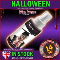 Smiffys HALLOWEEN FANCY DRESS # MAKE UP PUMP ACTION SPRAY BLOOD