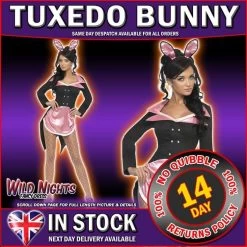 LADIES FEVER TUXEDO BUNNY XS 4-6