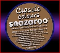 SNAZAROO 50 FACE PAINT 18ML POT BEIGE BROWN