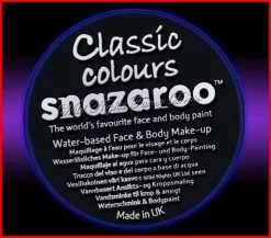 SNAZAROO 50 FACE PAINT 18ML POT BLACK