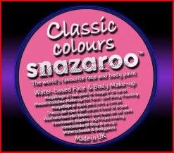 SNAZAROO 50 FACE PAINT 18ML POT BRIGHT PINK