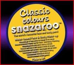 SNAZAROO 50 FACE PAINT 18ML POT BRIGHT YELLOW