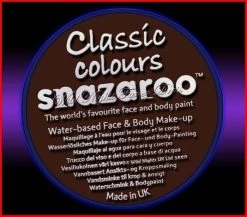 SNAZAROO 50 FACE PAINT 18ML POT DARK BROWN