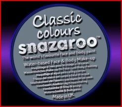 SNAZAROO 50 FACE PAINT 18ML POT DARK GREY