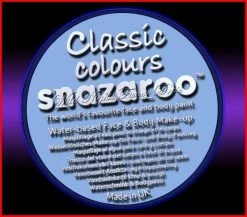 SNAZAROO 50 FACE PAINT 18ML POT PALE BLUE