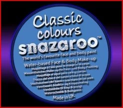 SNAZAROO 50 FACE PAINT 18ML POT SKY BLUE