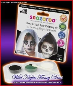 SNAZAROO GHOST PACK FACE PAINT THEME PACK