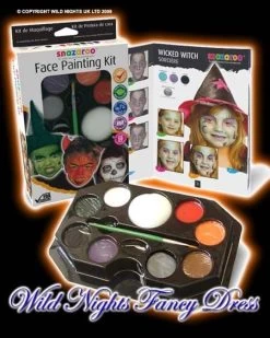 SNAZAROO HALLOWEEN KIT PACK FACE PAINT THEME PACK