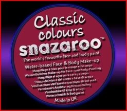 SNAZAROO PROFESSIONAL FACE PAINT 30ML TUB BURGANDY