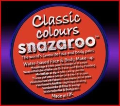 SNAZAROO PROFESSIONAL FACE PAINT 30ML TUB DARK ORANGE