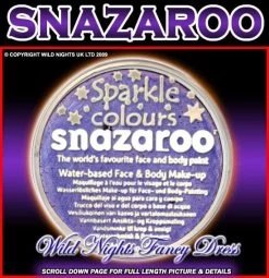 SNAZAROO PROFESSIONAL FACE PAINT SPARKLE LILAC 18ML