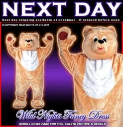 Wicked TEDDY BEAR MASCOT COSTUME FULL BODY ANIMAL