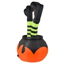 Giant 6ft Pumpkin And Witches Legs Light Up Inflatable Halloween Outdoor Decoration -Halloween Store xs4238 1600 2 07165